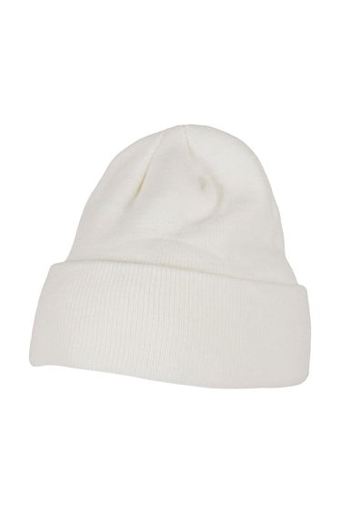 Adults Unisex Heavy knit Beanie - White