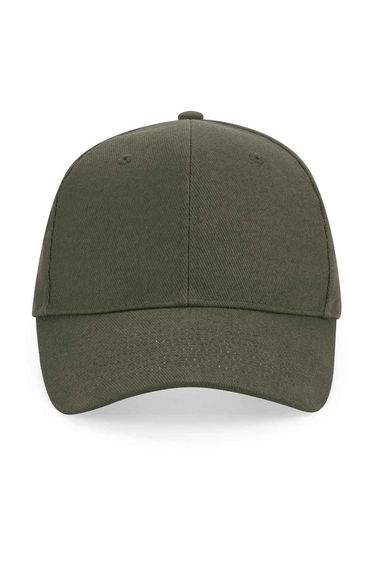 Beechfield Pro-Style Brushed Cotton Heavy Cap - Olive Green
