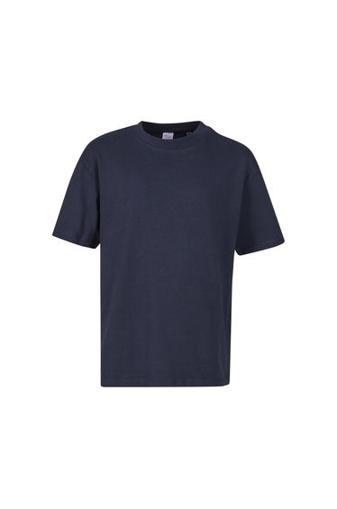 New Morning Studios Childrens/Kids Oversized T-Shirt - Navy