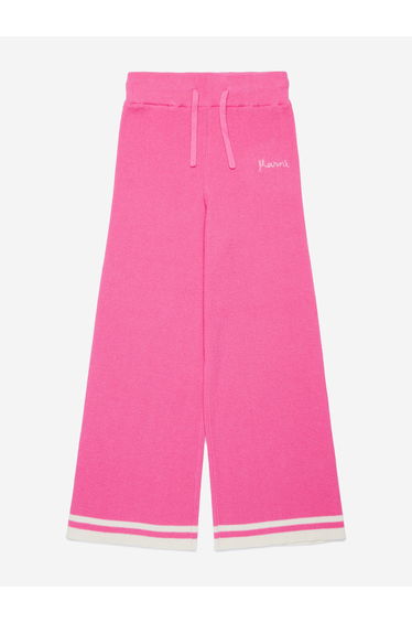 Girls Knitted Trousers in Pink
