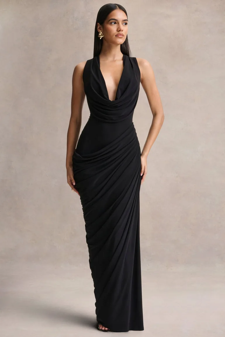 clay maxi dress Aje Pandorea Layered Maxi Dress Coral Clay