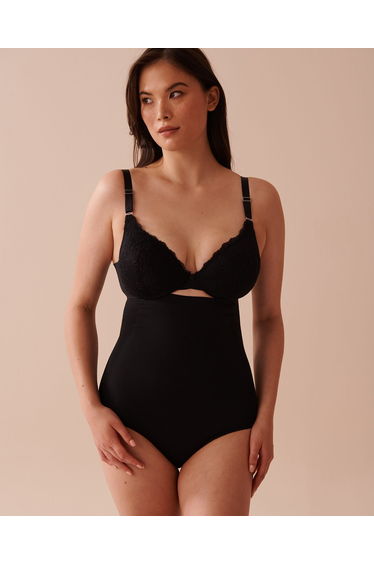 Microfiber High Waist Shaping Bikini Panty