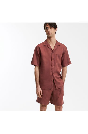 Short Sleeve Linen Shirt