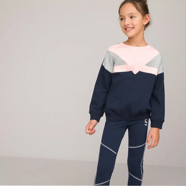 Cotton Mix Sweatshirt with Crew-Neck - 3