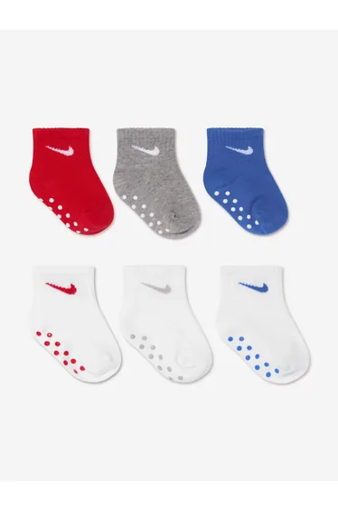 Baby Boys Pop Colour 6 Pack Socks Set in Blue