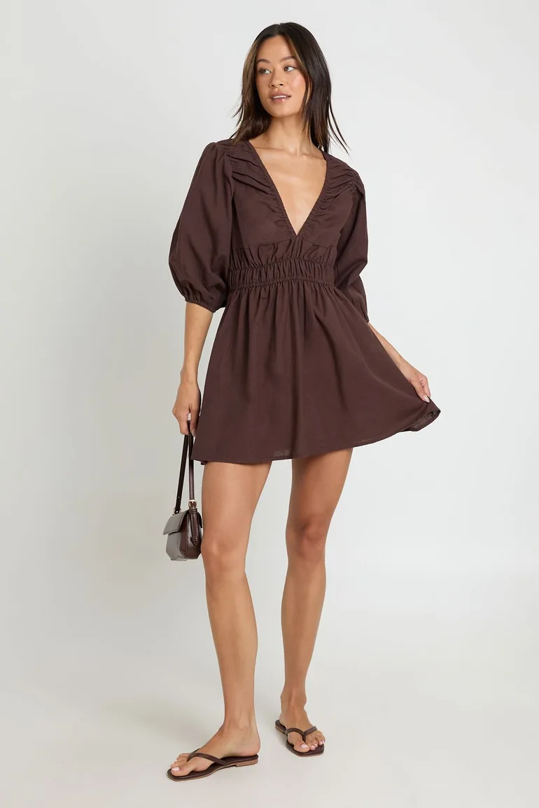 brown skater dress Leg Avenue Women's Basic Dress, Brown, S/M With this classic dress as a base you can goDIY crazy Brown Tiered Skater Dress Sleeveless