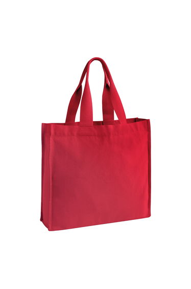 Westford Mill Chevron Tote Bag - Scarlet Red