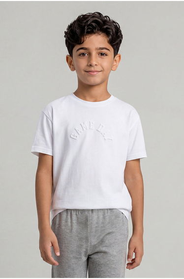 Kids Embossed Skate T Shirt
