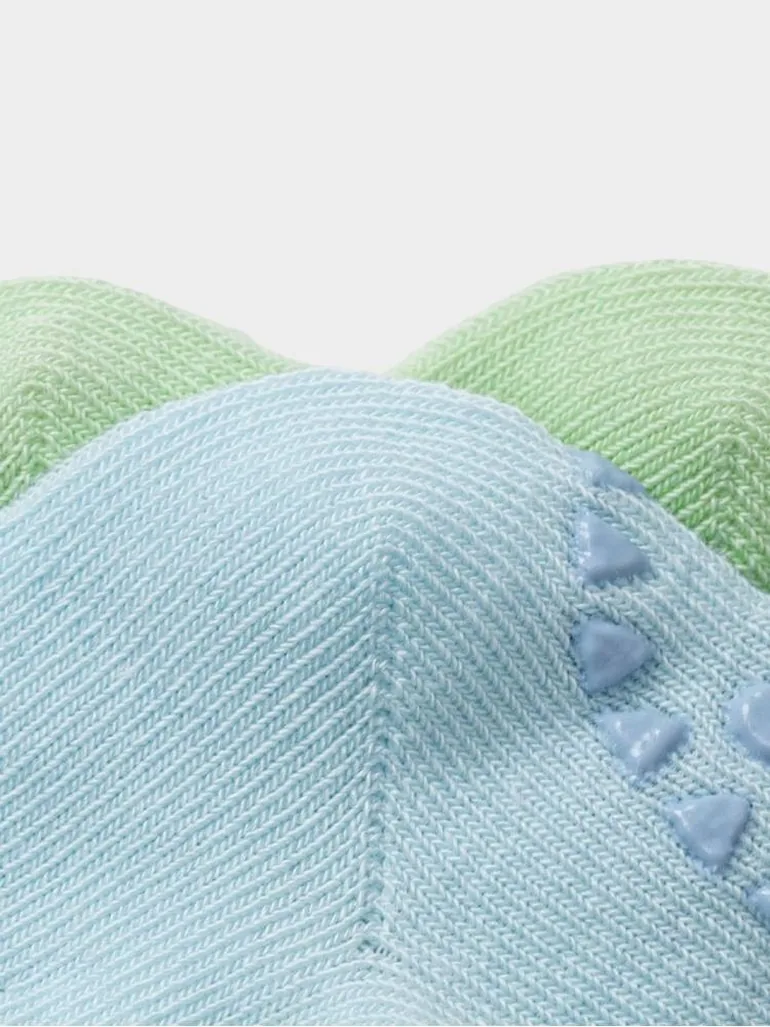 Boys' 2 Non Slip Animal Crew Socks - 4