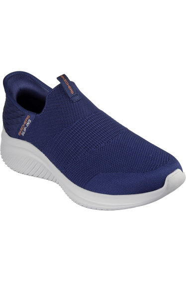 Skechers Mens Ultra Flex 3.0 Smooth Step Trainers - Navy