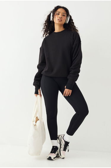 DSGN Studio Crew Neck Oversized Sweatshirt - black