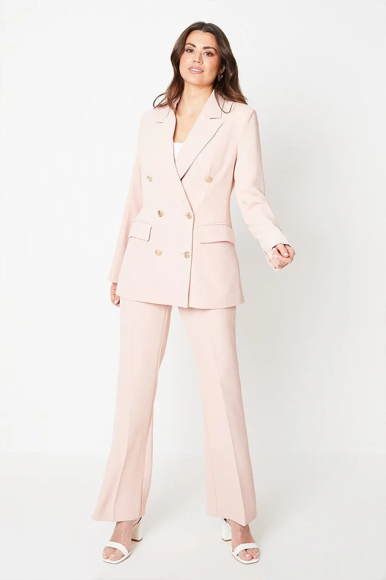 Double Breasted Military Blazer