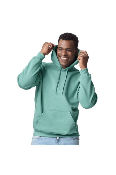 Gildan Mens Midweight Soft Touch Hoodie - Aquatic