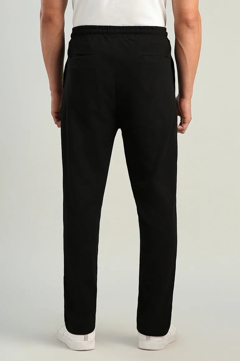 Casual Pants with Drawstring Waist - 3