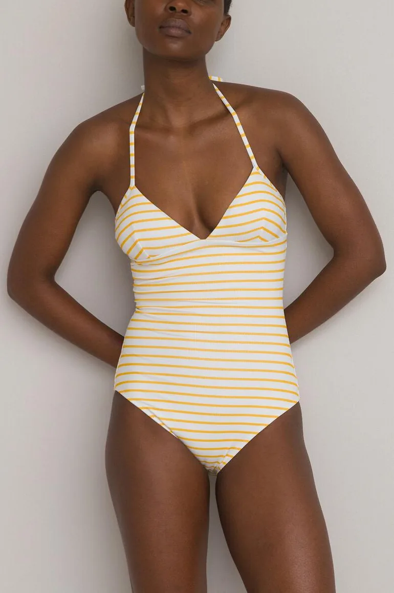 Striped Triangle Swimsuit
