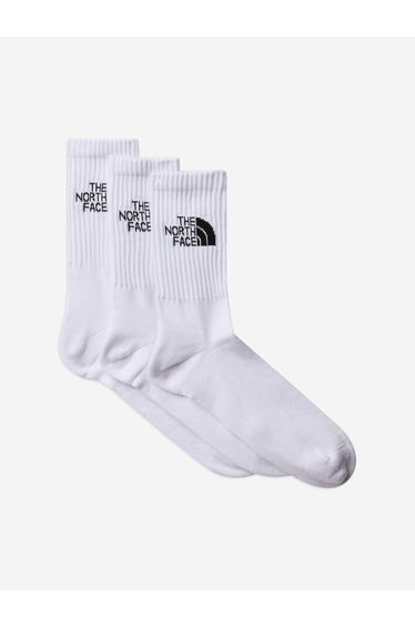 The North Face Kids Everyday Standard Crew Sock Set (3 Pack) in White