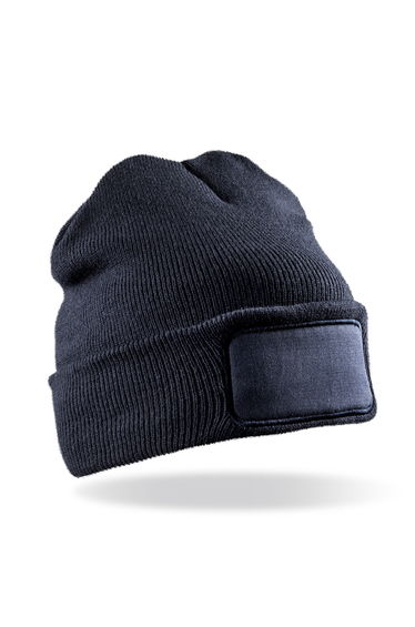 Result Genuine Recycled Thinsulate Printer Beanie - Navy