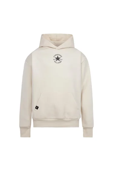 هودي كونفرس أبيض بأكمام طويلة