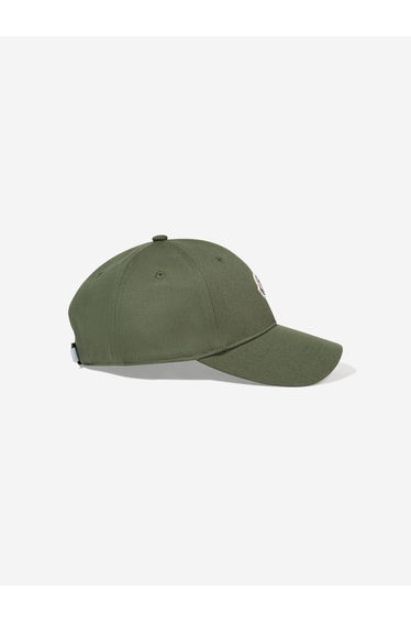 Moncler Enfant Boys Cotton Logo Baseball Cap in Green