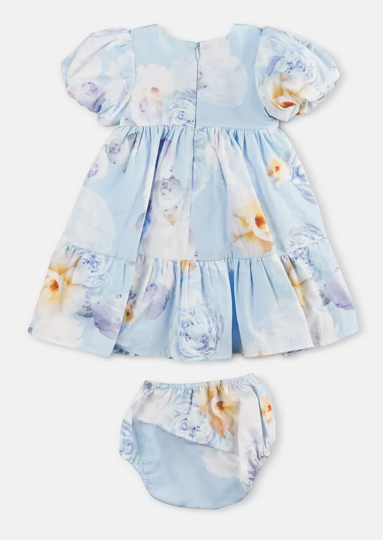 Lucia Puff Sleeve Print Dress - 2