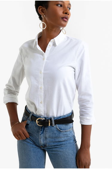 Cotton Straight Fit Shirt