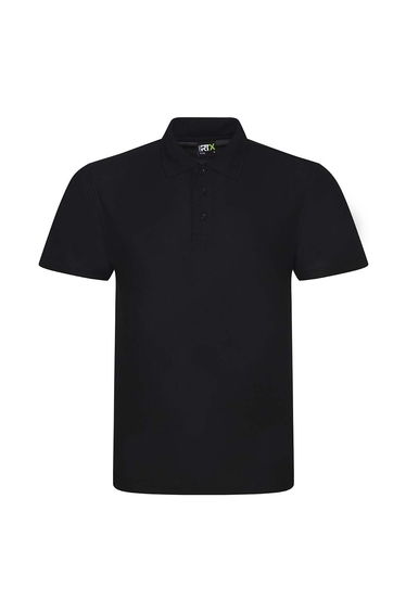 PRO RTX Mens Pro Polyester Polo Shirt - Black