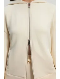 Premium Luxe Lounge Cosy Jersey Zip Up KM Branded Hooded Jumper - 2