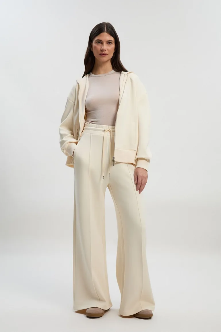 Premium Luxe Lounge Cosy Jersey Zip Up KM Branded Hooded Jumper