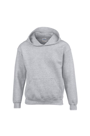 Gildan Childrens/Kids Heavy Blend Hooded Sweatshirt - Sports Grey