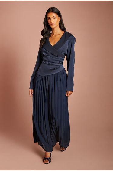 Petite Tailored Pleat Trouser Jumpsuit