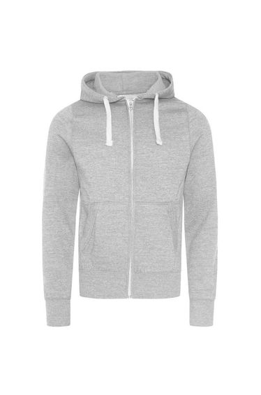 Awdis Womens/Ladies Zoodie Heather Full Zip Hoodie - Heather Grey