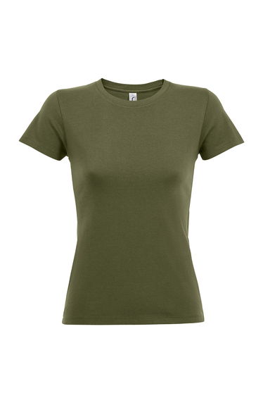 SOLS Womens/Ladies Regent Short Sleeve T-Shirt - Army