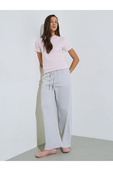 Light Pink Regular Fit Round Neck T-Shirt