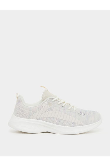 Textured Lace Up Running Shoes