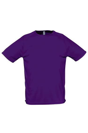 SOLS Mens Sporty Short Sleeve Performance T-Shirt - Dark Purple