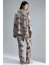 بيجامة هيكوب باللون الزهري - 4