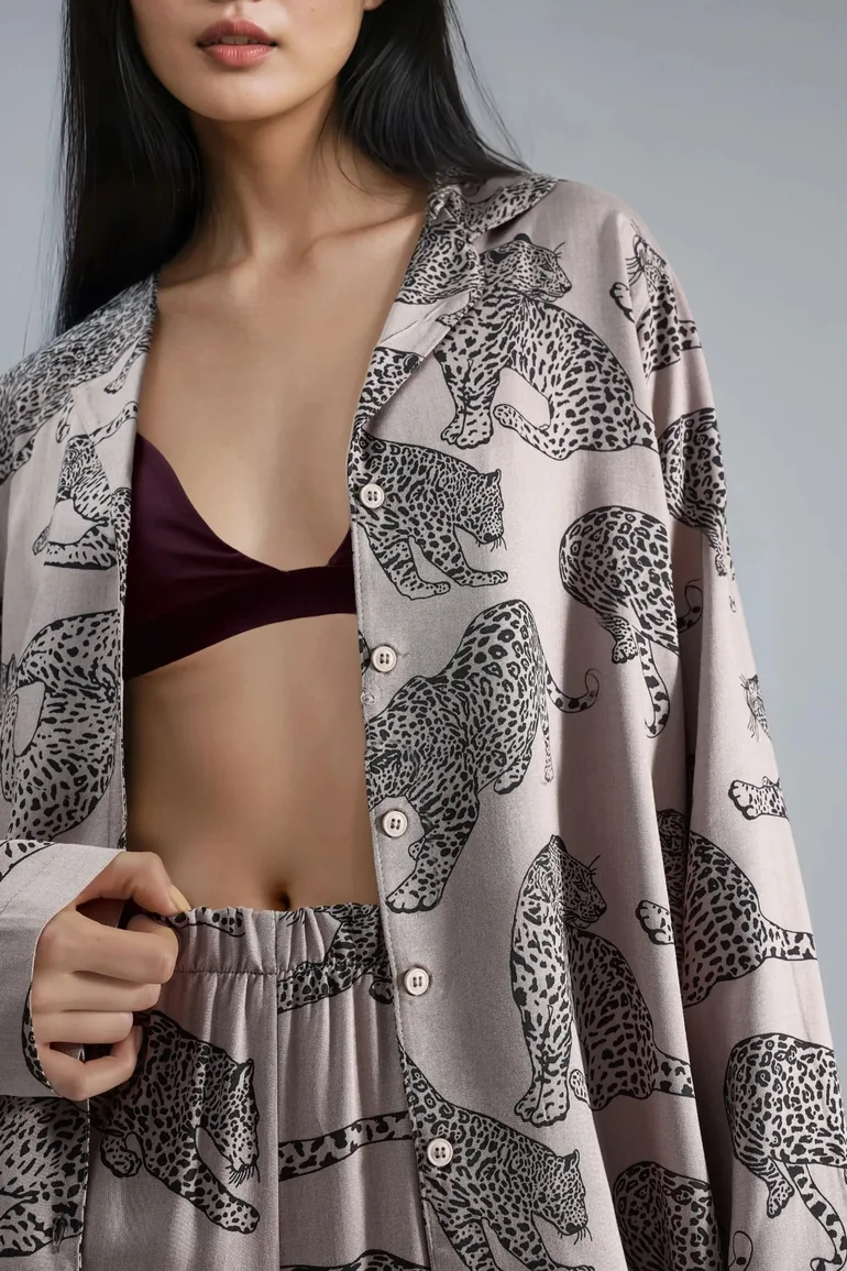 بيجامة هيكوب باللون الزهري - 5