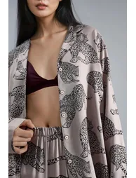 بيجامة هيكوب باللون الزهري - 5