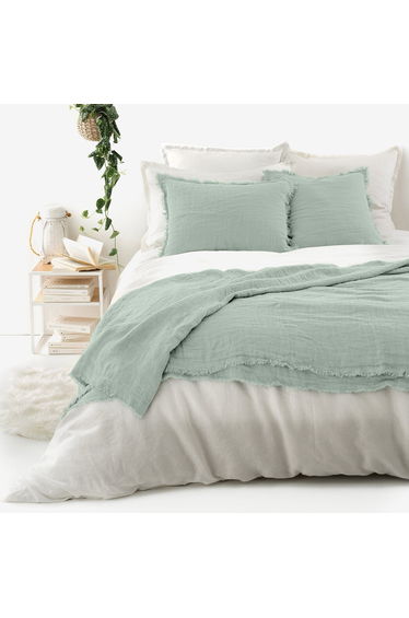 Linange Washed Linen Bedspread