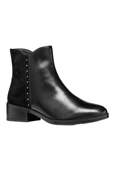 Geox Womens/Ladies D Camexia Suede Ankle Boots - Black