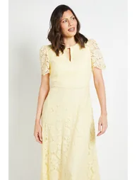 LACE HANKY HEM DRESS - 1