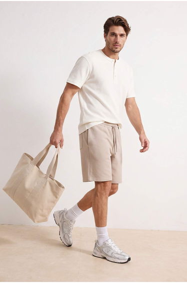 Stone Regular/Normal Cut Thick Basic Shorts & Bermuda