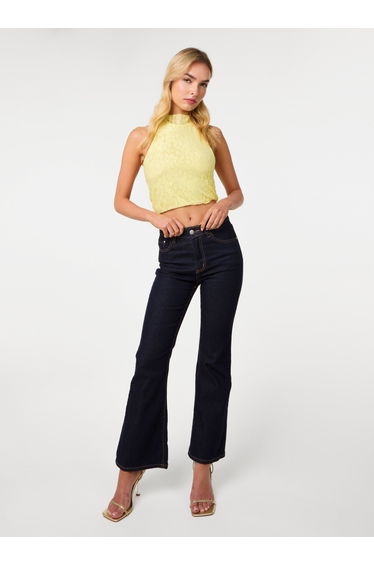 Lace Halter Neck Top