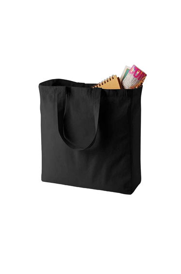 Quadra Canvas Classic Shopper Bag - 19 Litres - Black