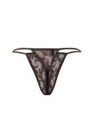 Brown jersey buttoned plain capless babydoll - 5