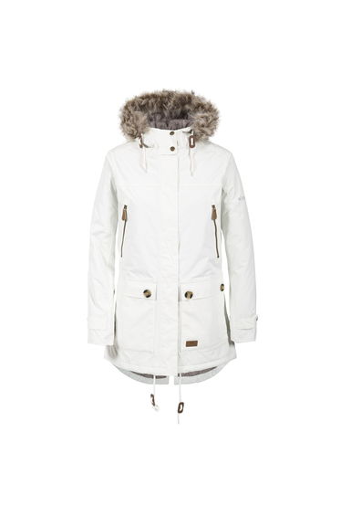 Trespass Womens/Ladies Clea Waterproof Padded Jacket - Ghost