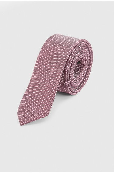 Burgundy Textured Tie