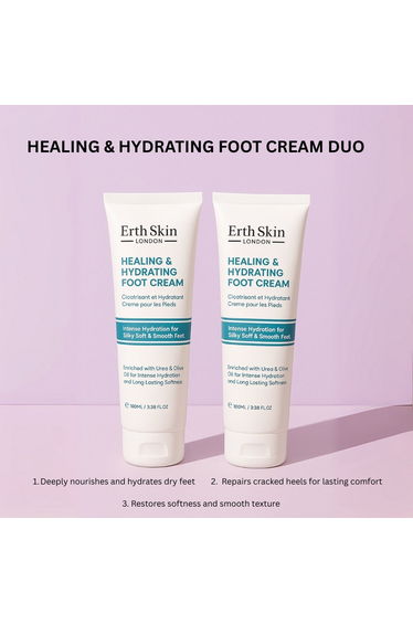 HEALING & HYDRATING FOOT CREAM 100ml x 2