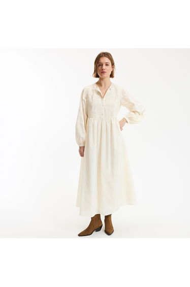 Full Maxi Dress with Long Sleeves