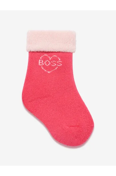 Baby Girls 2 Pack Socks Set in Pink